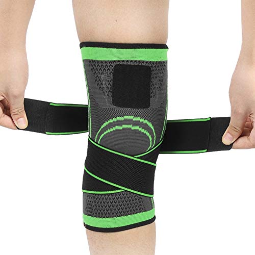 Kniestütze Kniebandage – Kniebandage Kompression für Arthrose und Knieschmerzen Gewichtheben Joggen 3D Atmungsaktive Knieschoner Für Damen und Männer (L 40-45CM)