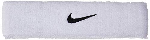 Nike Unisex Erwachsene Swoosh Headband/Stirnband, Weiß (White/black), Einheitsgröße