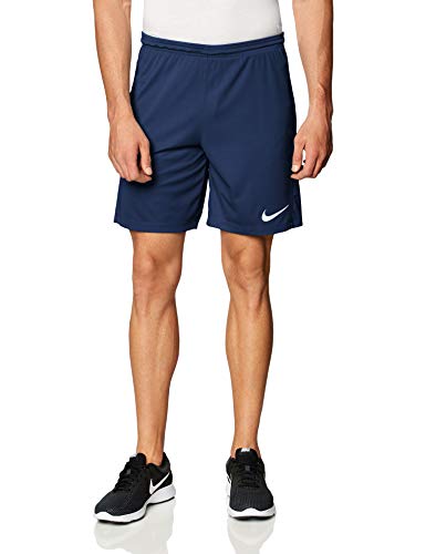 Nike Herren Shorts Dry Park III, Midnight Navy/White, L, BV6855-410