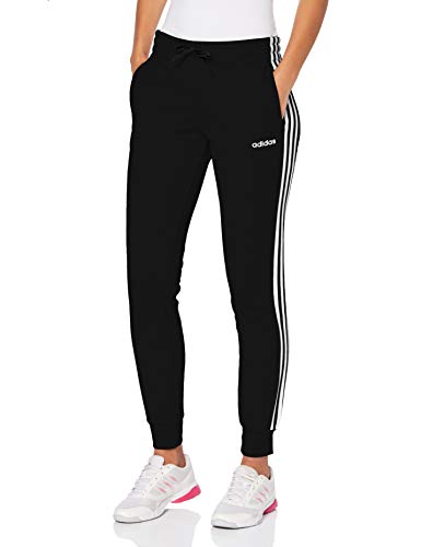 adidas Damen W E 3S Pant Sport Trousers, Black/White, S